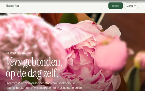 Voorbeeldsite Bloemist