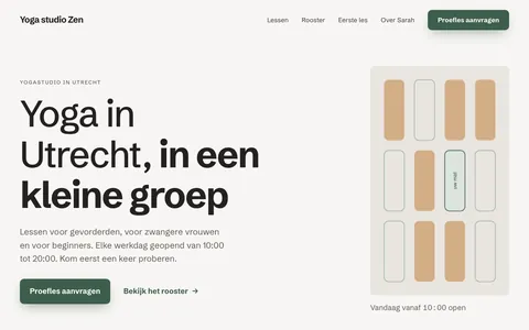 yogastudio.desitesmid.nl: yoga in Utrecht, in een kleine groep